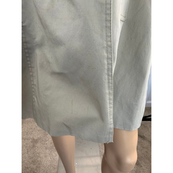 Zara Basic Womens Trench Coat Sz Med Beige Double Breasted Collard Neck Corpcore - Picture 4 of 16